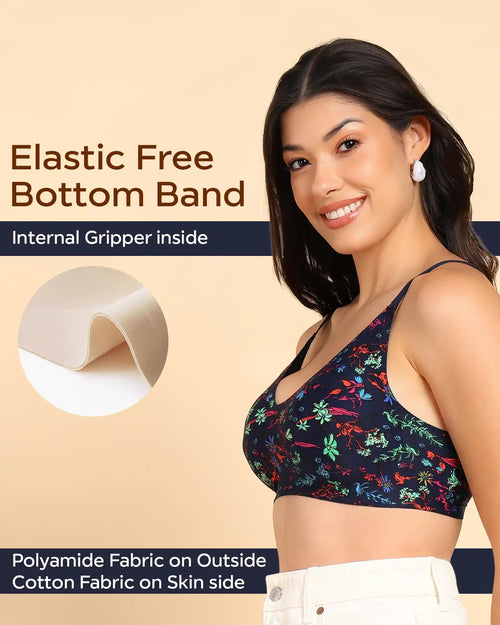 Tweens Bonded Printed Full-Coverage Padded Bra (SB-6829 PR)