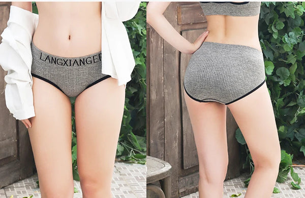 Women Sports Underwear Set Strings Backless Bra & High Waist Panties Set