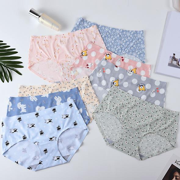 Pack of 4 Breathable Printed Panties