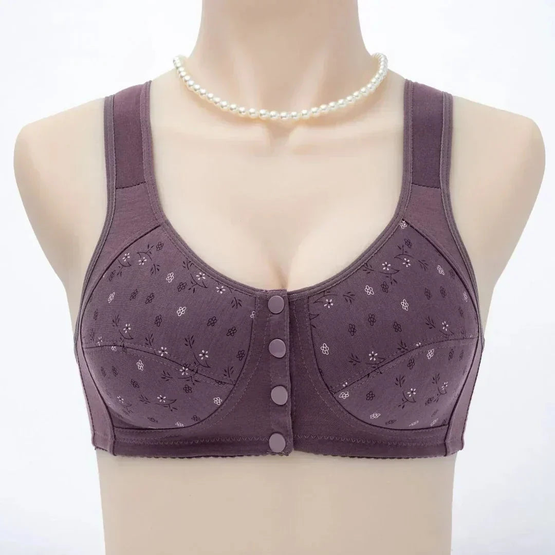 Pack Of 4 Comfortable & Convenient Front Button Bra